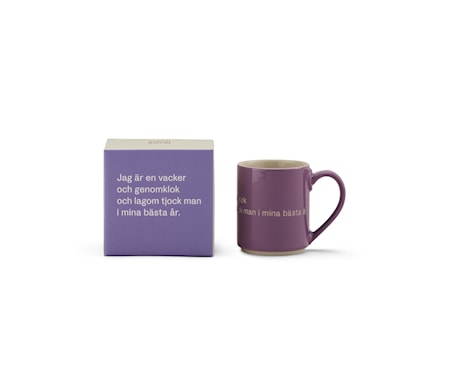 Astrid Lindgren Mugg 8 Lila