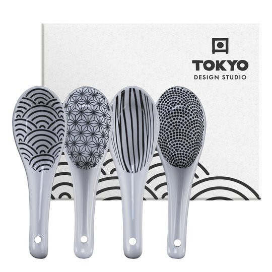 Tokyo Design Studio Nippon Black soppsked 4 st.