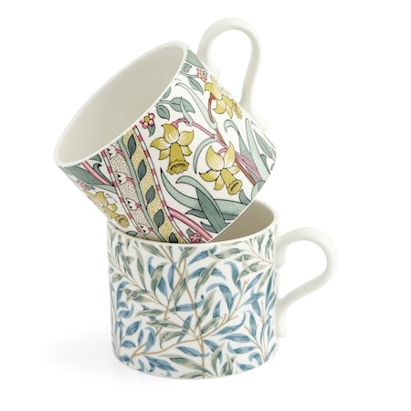 Morris & Co Muggar 2-pack Daffodil & Willow Bough