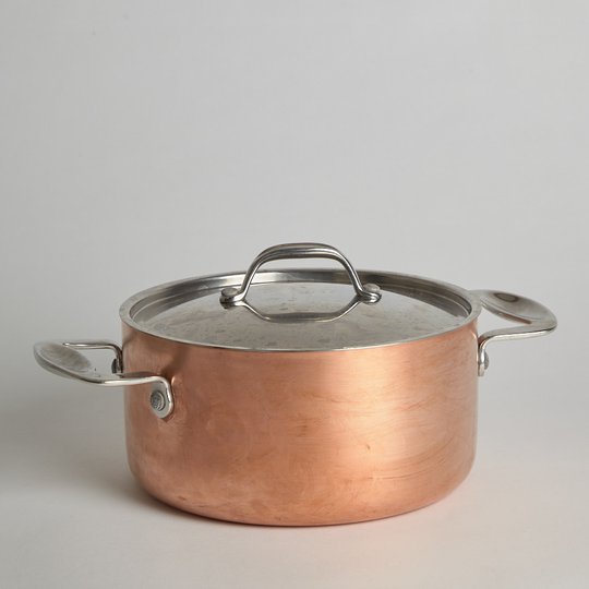 Vintage - SÅLD Kopparkastrull 20 cm