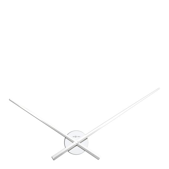 NeXtime - Hands Väggklocka 70 cm Vit