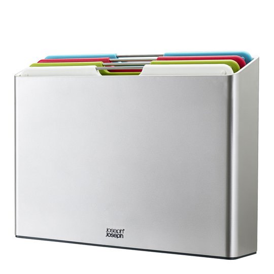 Joseph Joseph - Folio Skärbrädeset Large 4-pack Silver