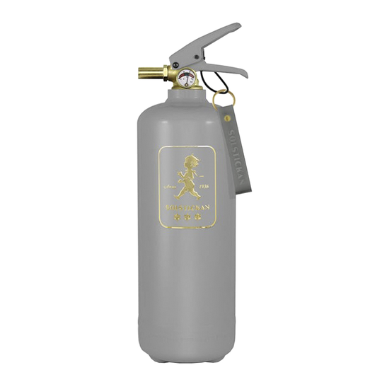 Solstickan - Brandsläckare 2 kg Grå/Guld