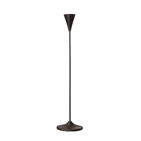 Ljusstake 35 cm Svärtad krom
