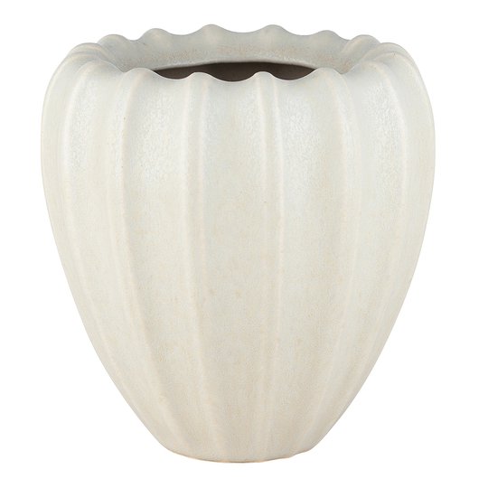 Paradisverkstaden - Fröhus Vas Kapsel 12,5 cm Vit