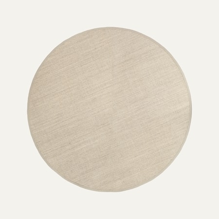 Jenny Matta med ram Ø250 cm Beige