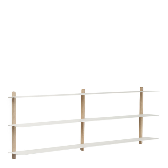 Gejst - Nivo Hylla D 118 cm Ljus ek/Vit