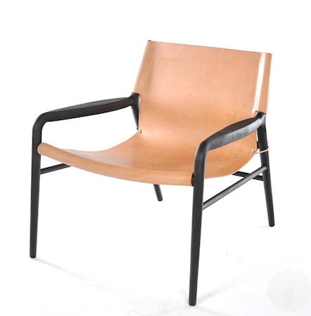 Rama chair fåtölj - Såpbehandlad, natur/svart