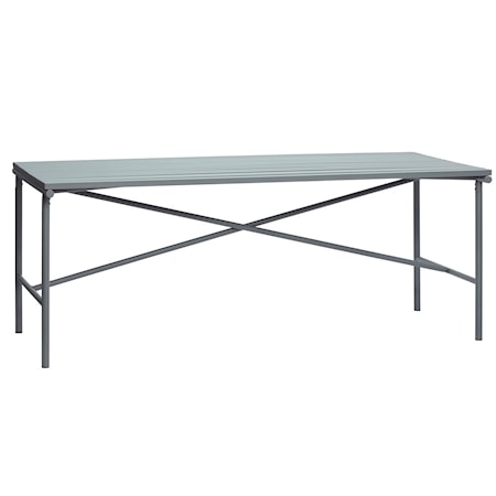 Bord Metall Grå 191 cm