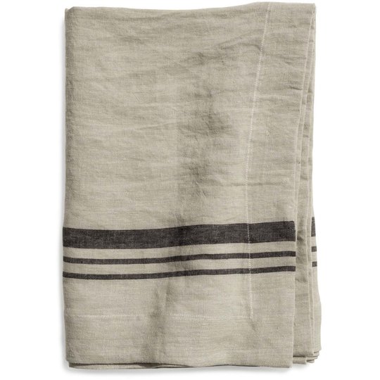 Top Drawer Duk LIMRICK i linné, stripe, Sage