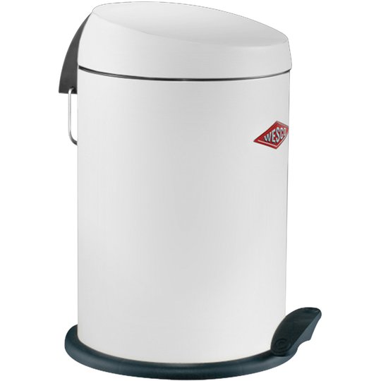 Wesco Capboy pedalhink, 13 liter - vit