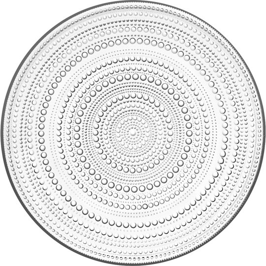 Iittala Kastehelmi Tallrik 31,5cm Klar