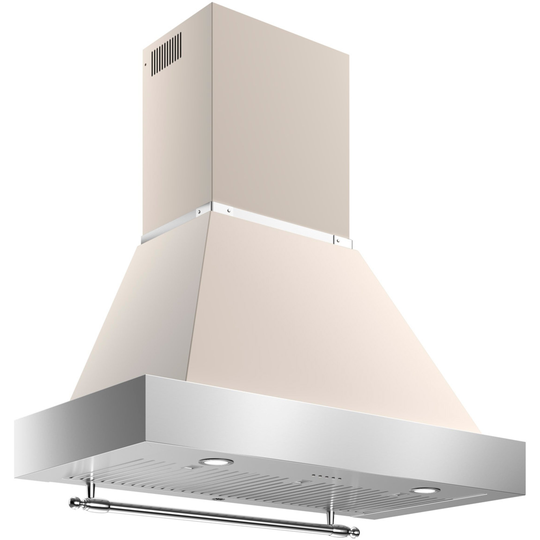 Bertazzoni K100HERTX+KC36HERTAV Heritage fläkt, 100 cm, creame