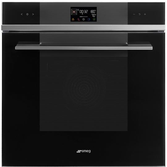 Smeg Steam100 inbyggnadsugn, 60 cm, svart