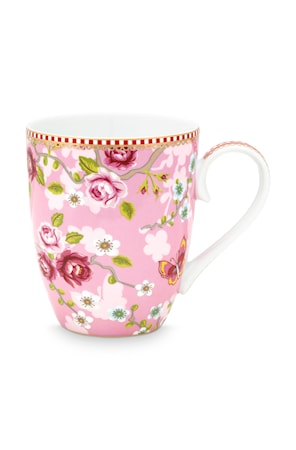 Early Bird Chinese Rose Stor Mugg Rosa 35cl