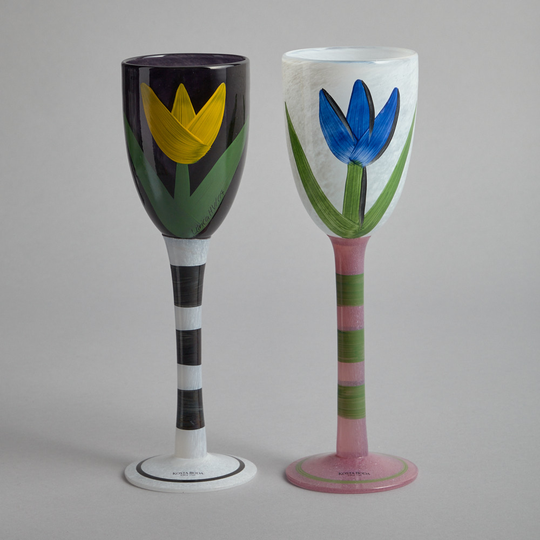 Kosta Boda - SÅLD "Tulipa" Pokaler 2 st