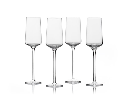 Champagneglas Rocks 4 st 23 cm