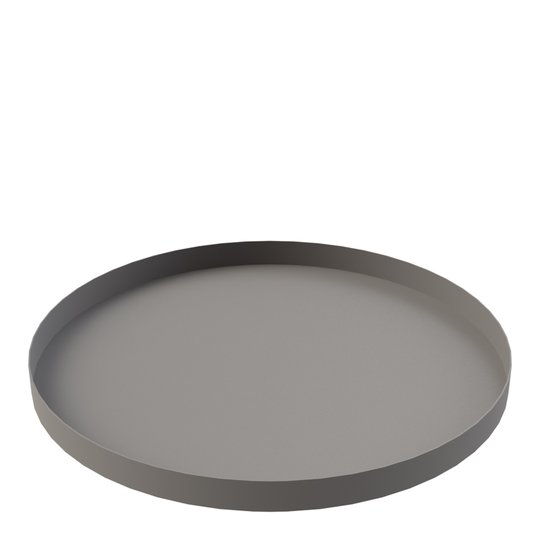 Cooee - Tray Circle Fat 40 cm Grå