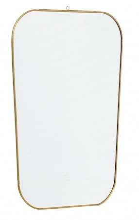 Spegel Square 51X35 Cm Guld