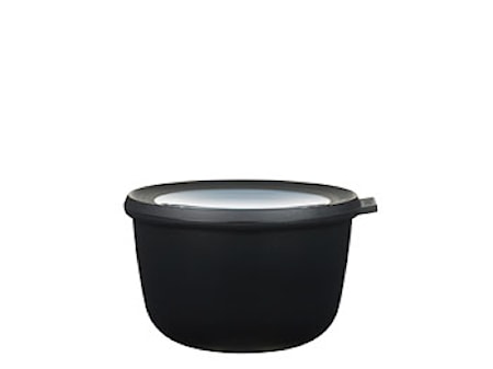 Skål med Lock Cirqula 1 Liter black