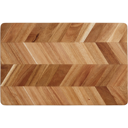 Aida Herringbone rektangulär skärbräda, 40 x 26 x 2 cm, akaciaträ