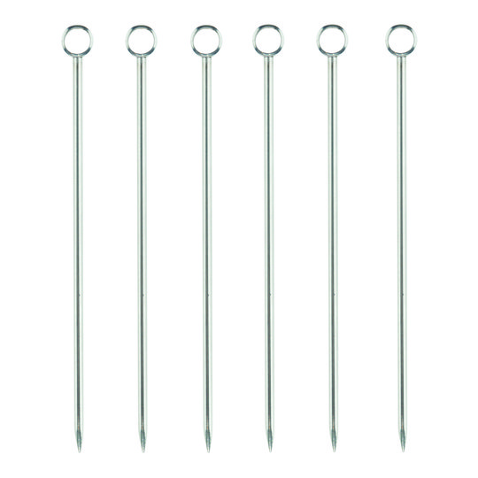 Viski - Professional Cocktailpinnar 6-pack Rostfri