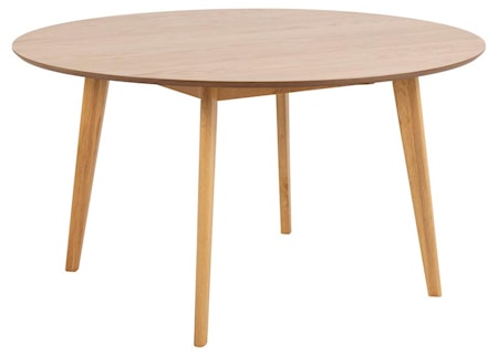 Sture Matbord Ø140 cm Ekfanér/Gummiträ Natur