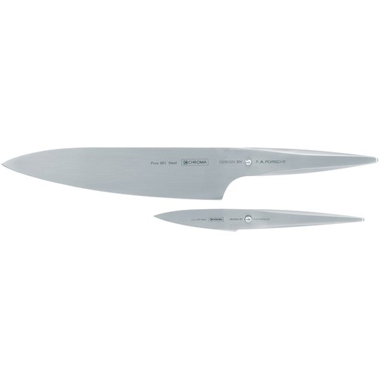 Chroma type 301 design by F.A. Porsche Knivset Kockkniv P18 och Skalkniv P9