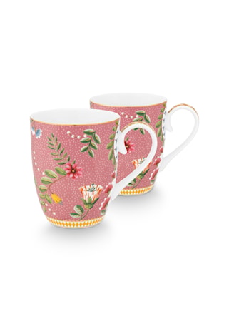 La Majorelle Mugg 35 cl Set om 2 Rosa