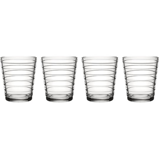 Iittala Aino Aalto Glas 22cl 4 st, Klar