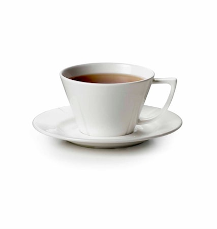 GC Tekopp med fat 28 cl vit