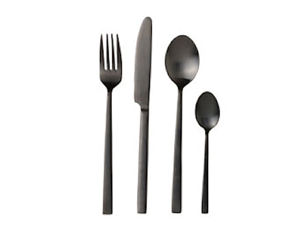 Bestick 16del svart satin