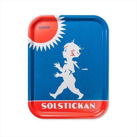 Solstickan Design Bricka Original Motiv 36x28cm