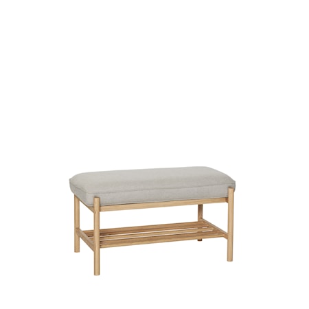 Kindly Bänk Natur/Ljusgrå