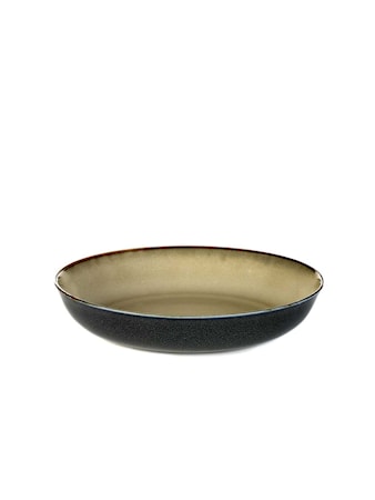 Terres de rêves Djup tallrik Misty grey/ Dark blue