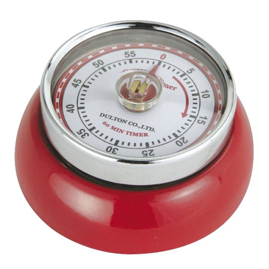Zassenhaus - Retro Collection Timer med magnet Röd