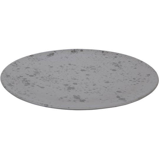Aida Fat Rund 34 cm Gråprickig Stengods