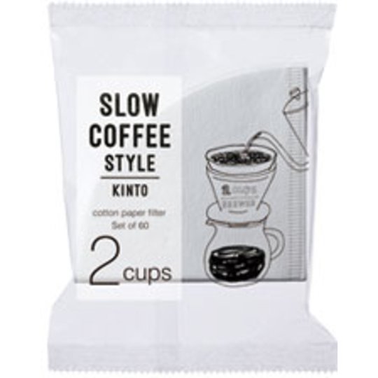 Kinto SCS-02-CP-60 cotton paper filter 2cups