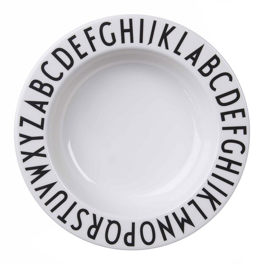 Design Letters - Eat & Learn Tallrik djup 17 cm