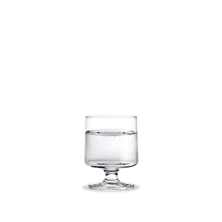 Stub Glas Blå rör Klar 21 cl 4 st