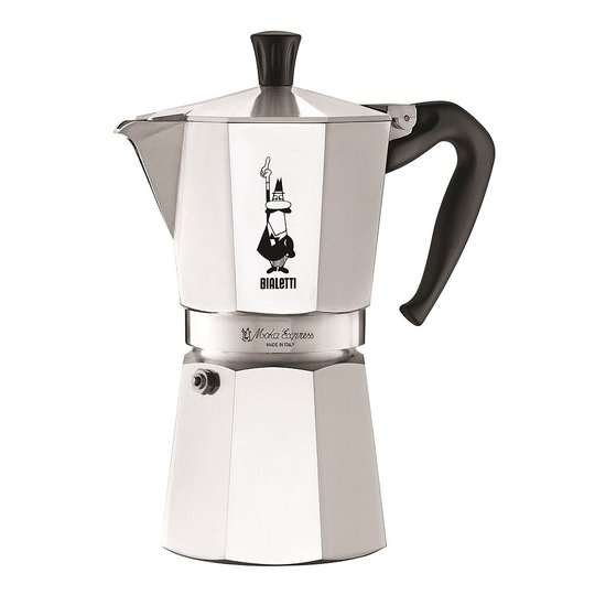 Bialetti - Moka Kaffekokare 9 koppar Rostfri