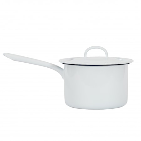 Kastrull med långt handtag 2,3L Kockums White