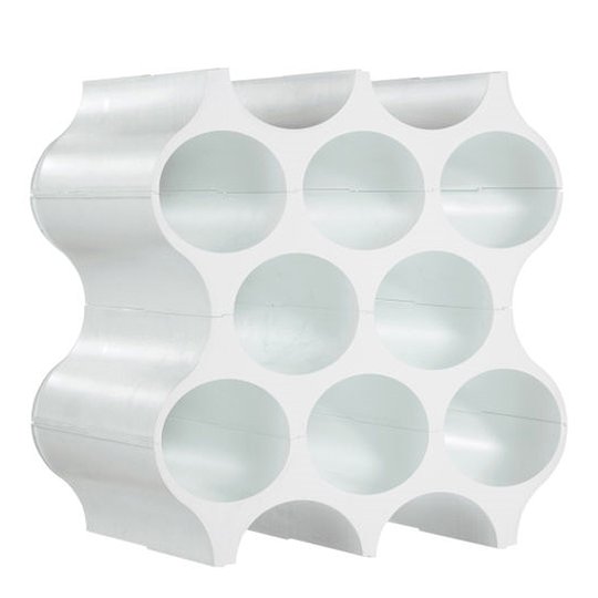 Koziol - Set-Up Vinställ 10 flaskor Cotton White