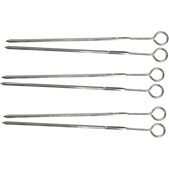 Exxent Grillspett 6st 20 cm Rostfritt