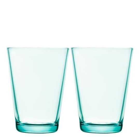 Iittala - Kartio Glas 40 cl 2-pack Vattengrön
