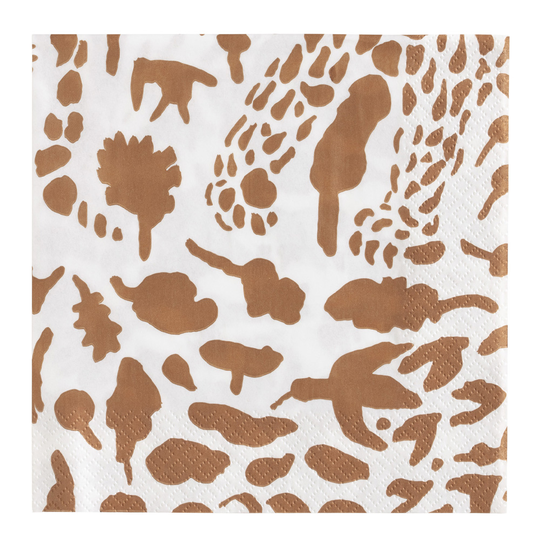 Iittala - Oiva Toika Collection Servett Cheetah 33x33 cm Brun