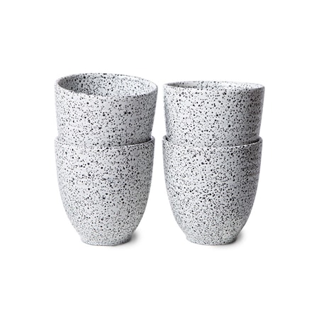 Gradient ceramics Mugg Set om 4 Cream