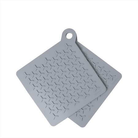 Flip Grytunderlägg Set om 2 Sharkskin