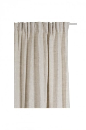Miramar Gardin med veckband Oatmeal 140x250 cm