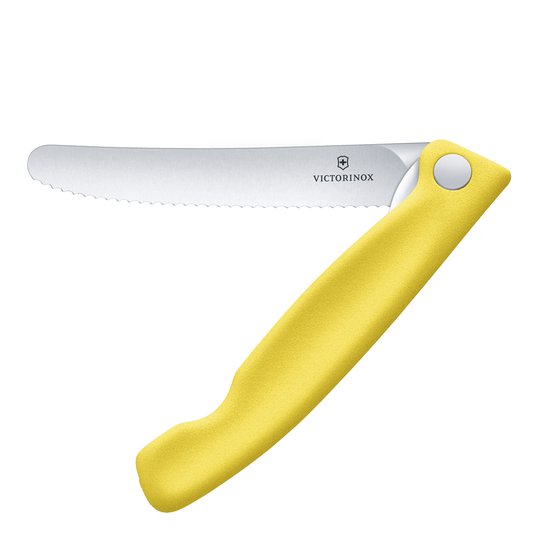 Victorinox - Swiss Classic Allkniv vikbar tandad 11 cm Gul